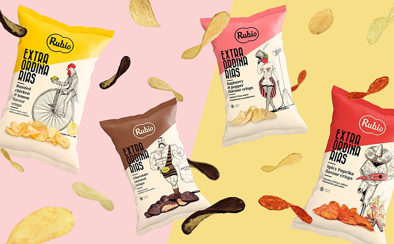 不拘一格的薯片包裝設計，休閑食品包裝設計，杭州石特品牌包裝設計公司