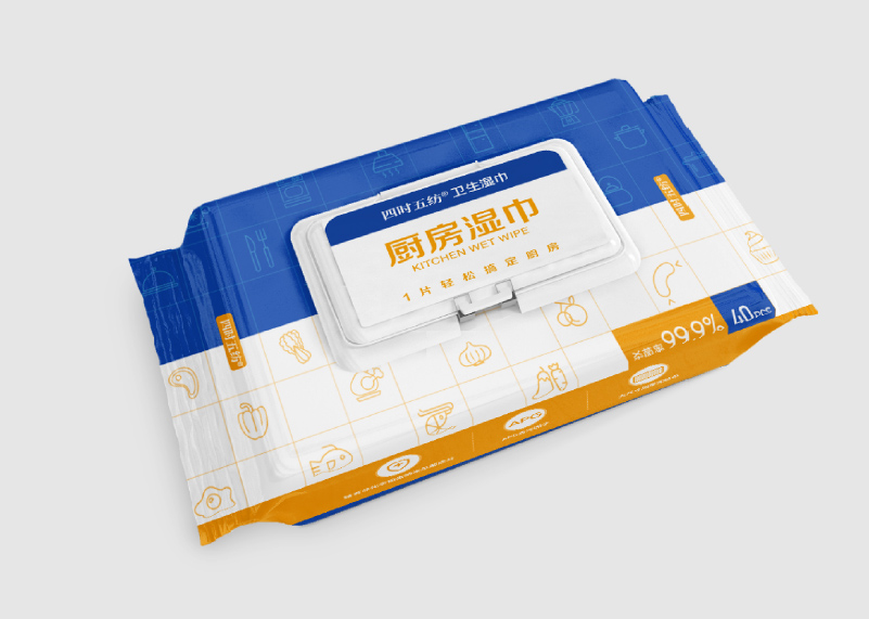 簽約青島國(guó)恩四時(shí)五紡柔性科技有限公司濕紙巾包裝設(shè)計(jì)！