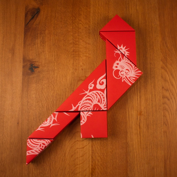 春節禮品盒包裝設計，新年七巧板的妙用