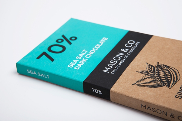 你最愛的甜食，手工黑巧克力的品牌包裝設(shè)計
