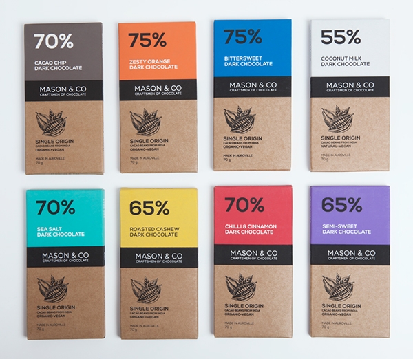 你最愛的甜食，手工黑巧克力的品牌包裝設(shè)計