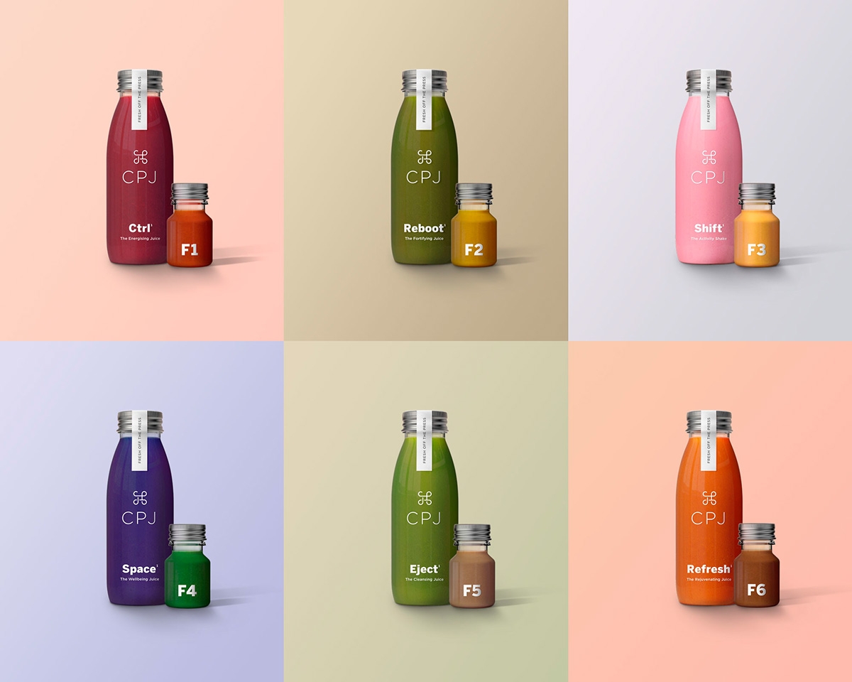 智能化營養(yǎng)早餐果汁，私人定制瓶型包裝設計