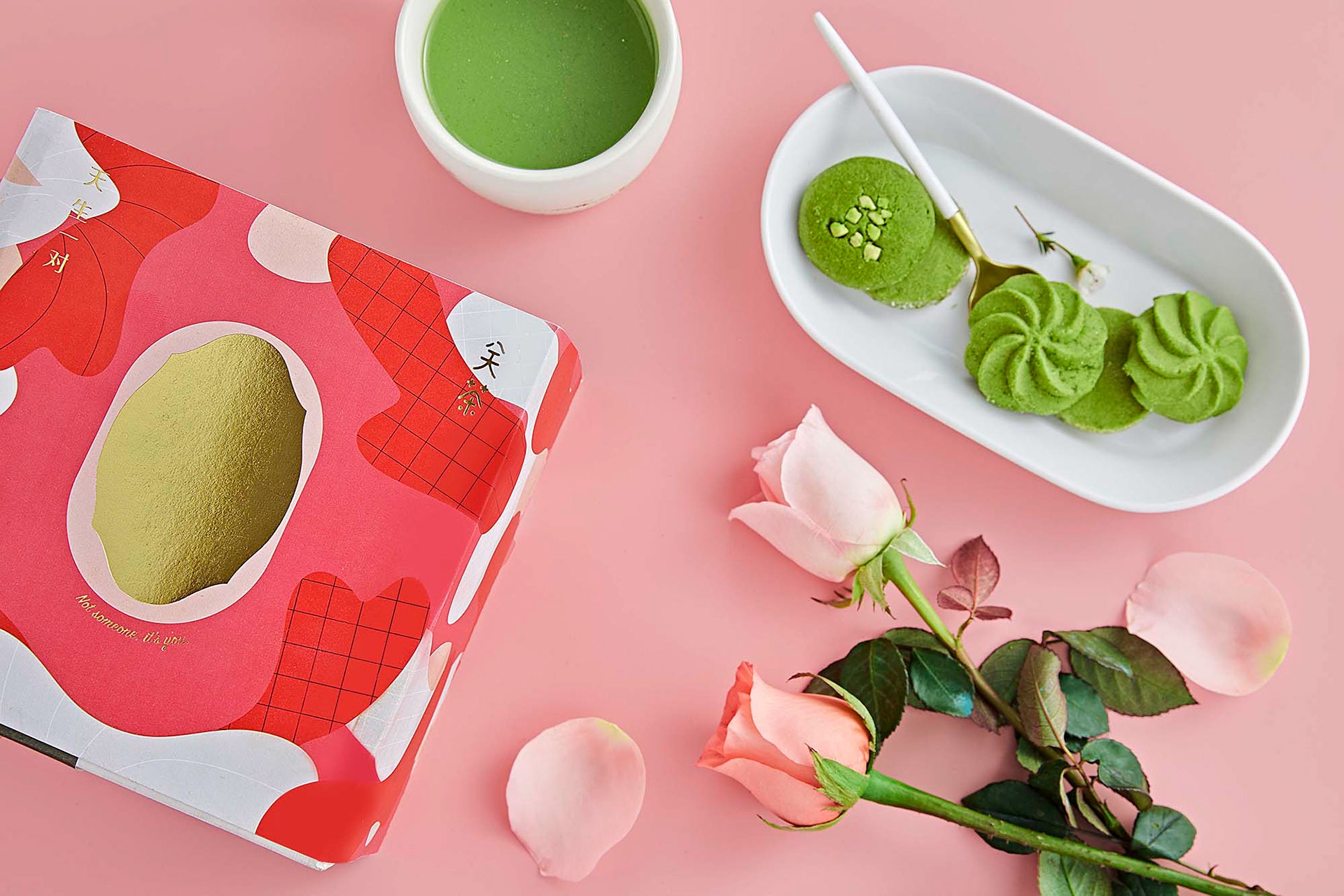 關(guān)茶森林抹茶曲奇系列餅干食品包裝設(shè)計