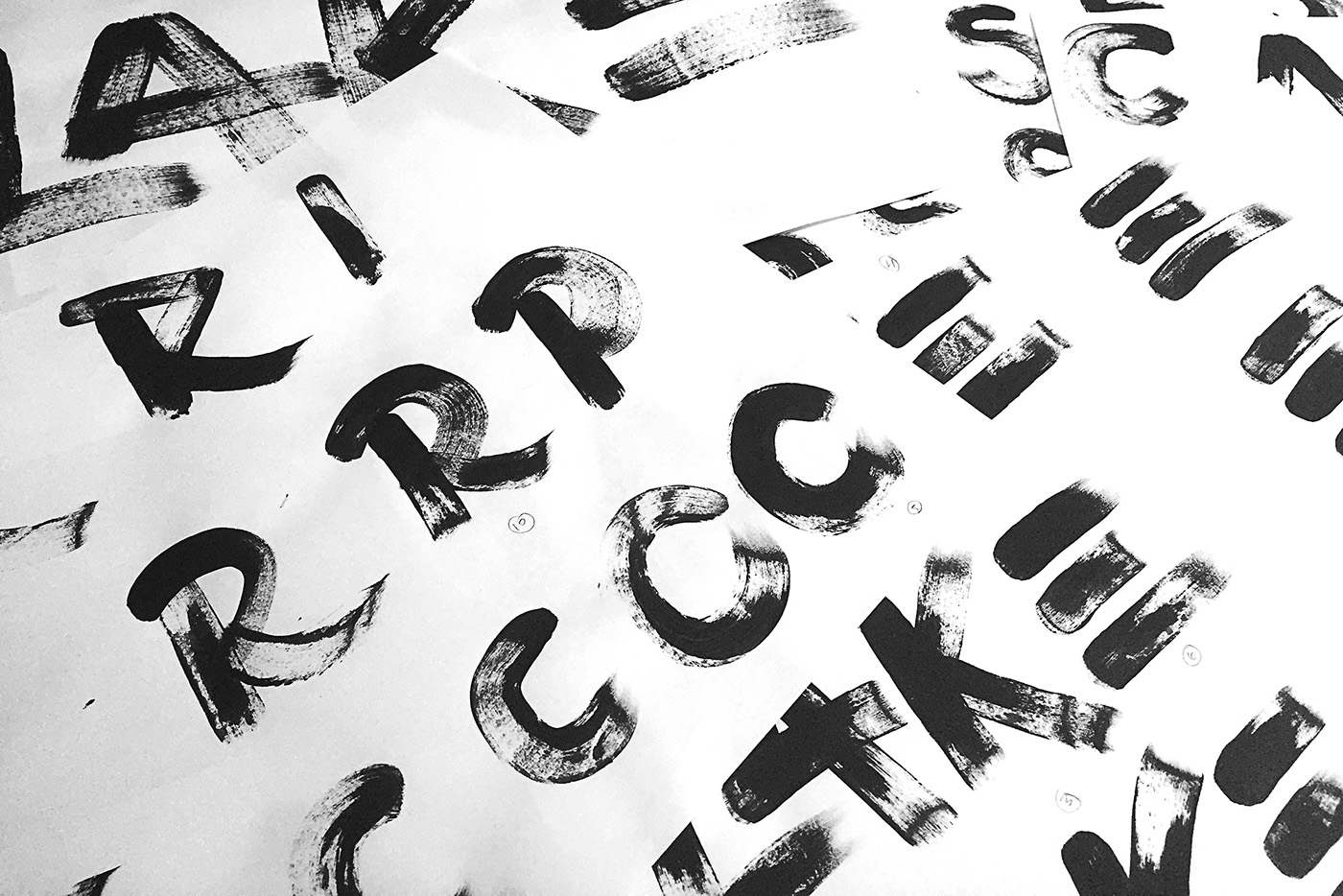 筆刷字體樣式的葡萄酒包裝設計