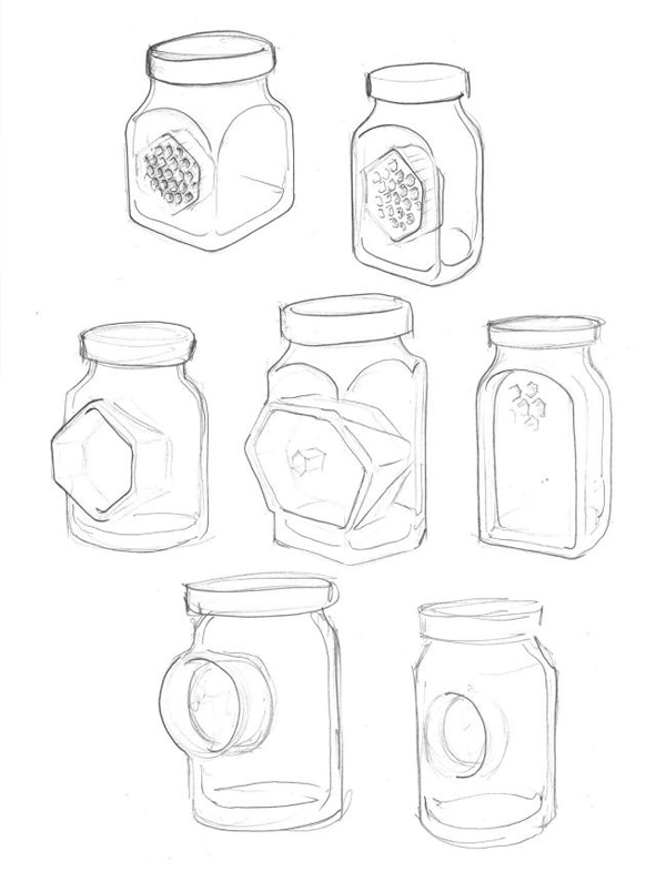 見過喝蜂蜜的，見過舉著蜂巢喝蜂蜜的嗎？｜奇特蜂蜜包裝設計