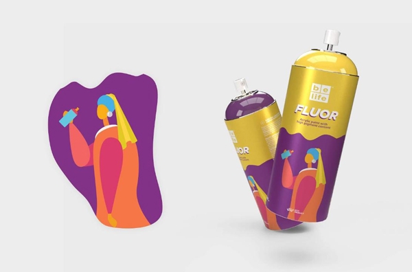 解鎖你的藝術天分，人人都是藝術家！｜BeLife噴漆包裝設計