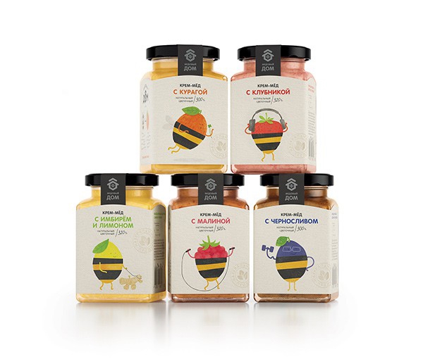 可愛到飛起的小水果？俏皮蜂蜜漿果包裝設計