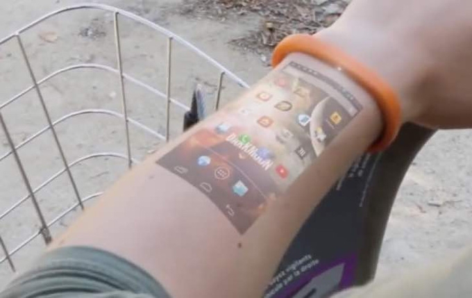 直接在手臂上玩手機(jī)?|科技產(chǎn)品設(shè)計(jì)