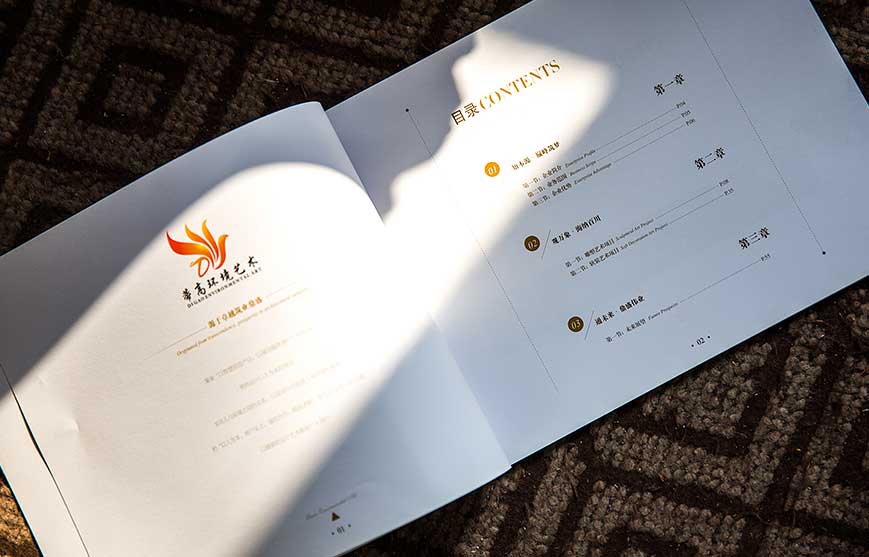 蒂高環境藝術宣傳冊